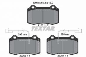 Textar 2138103 - Brzdové platničky -