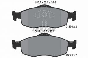 Textar 2139408 - Brzdové platničky -