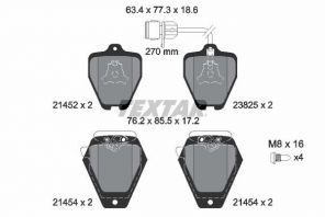 Textar 2145201 - Brzdové platničky -