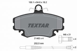 Textar 2146304 - Brzdové platničky -