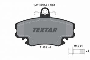 Textar 2146306 - Brzdové platničky -