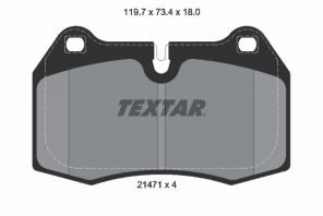 Textar 2147102 - Brzdové platničky -