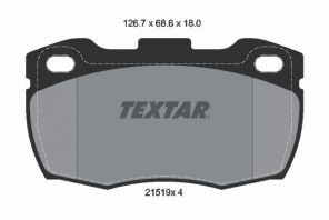 Textar 2151901 - Brzdové platničky -