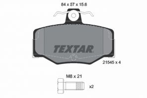Textar 2154501 - Brzdové platničky -