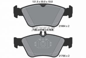 Textar 2166481 - Brzdové platničky -