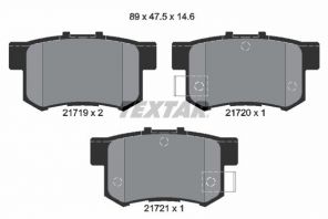 Textar 2171901 - Brzdové platničky -