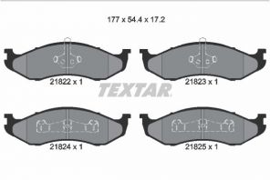 Textar 2182202 - Brzdové platničky -