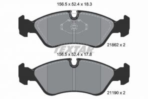 Textar 2186201 - Brzdové platničky -
