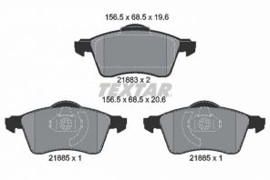 Textar 2188302 - Brzdové platničky -