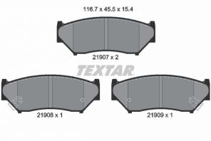 Textar 2190701 - Brzdové platničky -