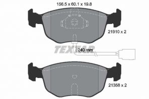 Textar 2191003 - Brzdové platničky -