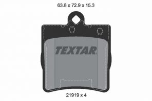 Textar 2191901 - Brzdové platničky -