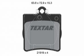 Textar 2191981 - Brzdové platničky -