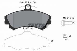 Textar 2192003 - Brzdové platničky -