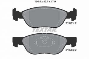 Textar 2192703 - Brzdové platničky -