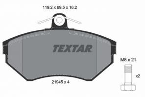 Textar 2194502 - Brzdové platničky -