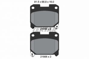 Textar 2195501 - Brzdové platničky -