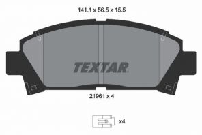 Textar 2196102 - Brzdové platničky -