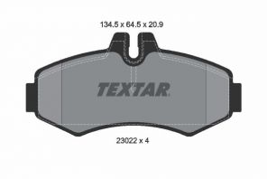 Textar 2302201 - Brzdové platničky -