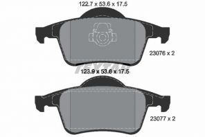 Textar 2307681 - Brzdové platničky -