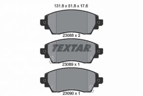 Textar 2308801 - Brzdové platničky -