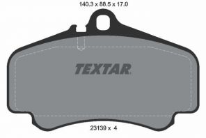 Textar 2313901 - Brzdové platničky -