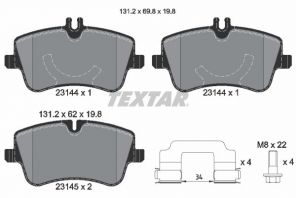 Textar 2314482 - Brzdové platničky -