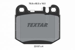 Textar 2315702 - Brzdové platničky -