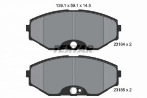 Textar 2318401 - Brzdové platničky -
