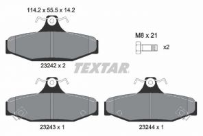Textar 2324201 - Brzdové platničky -