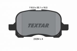 Textar 2329402 - Brzdové platničky -