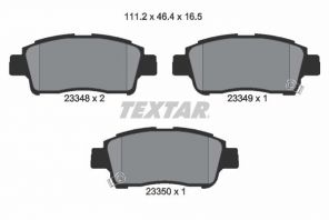 Textar 2334803 - Brzdové platničky -