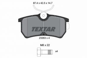 Textar 2335301 - Brzdové platničky -