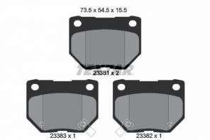 Textar 2338101 - Brzdové platničky -