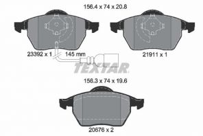 Textar 2339201 - Brzdové platničky -