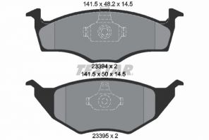 Textar 2339402 - Brzdové platničky -