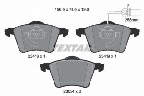 Textar 2341801 - Brzdové platničky -