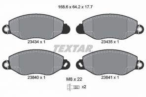 Textar 2343401 - Brzdové platničky -
