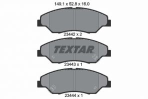 Textar 2344201 - Brzdové platničky -