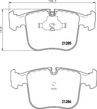 Textar 2128401 - Brzdové platničky -