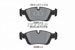 Textar 2328781 - Brzdové platničky -