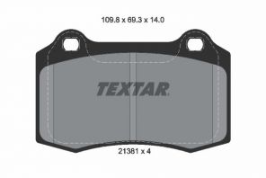 Textar 2138104 - Brzdové platničky -