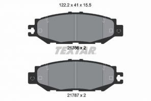 Textar 2178601 - Brzdové platničky -
