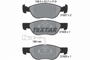 Textar 2192701 - Brzdové platničky -