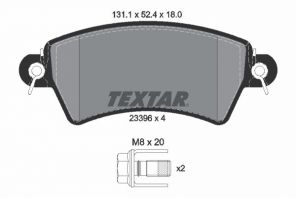 Textar 2339602 - Brzdové platničky -
