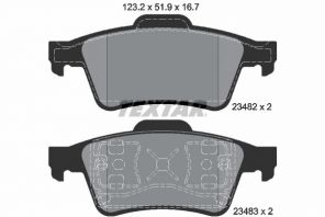 Textar 2348202 - Brzdové platničky -
