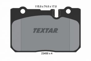Textar 2349901 - Brzdové platničky -