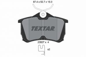 Textar 2352701 - Brzdové platničky -