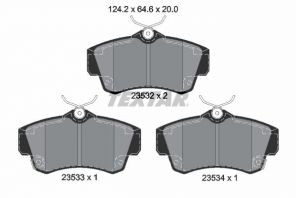 Textar 2353202 - Brzdové platničky -