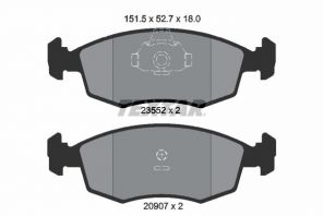 Textar 2355202 - Brzdové platničky -